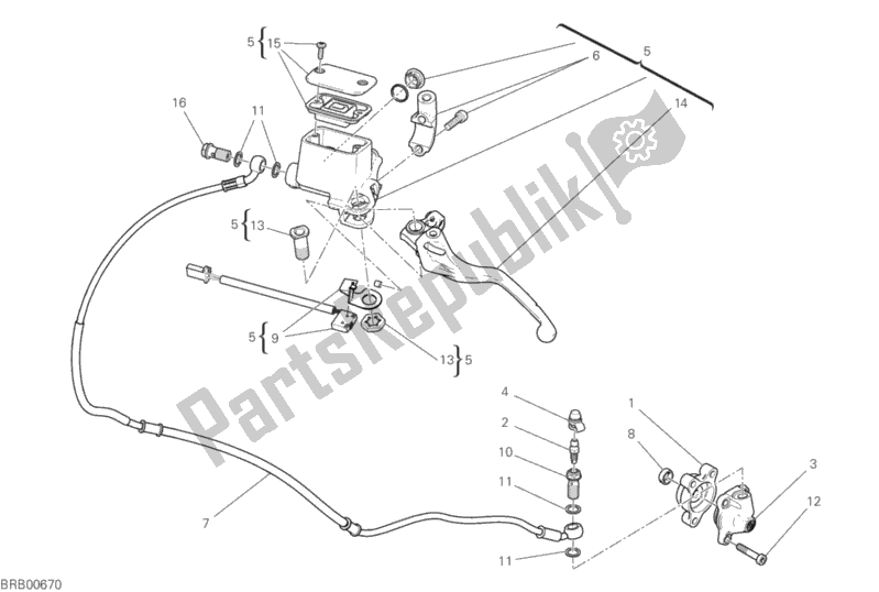 Todas as partes de Controle De Embreagem do Ducati Scrambler Icon Thailand USA 803 2020
